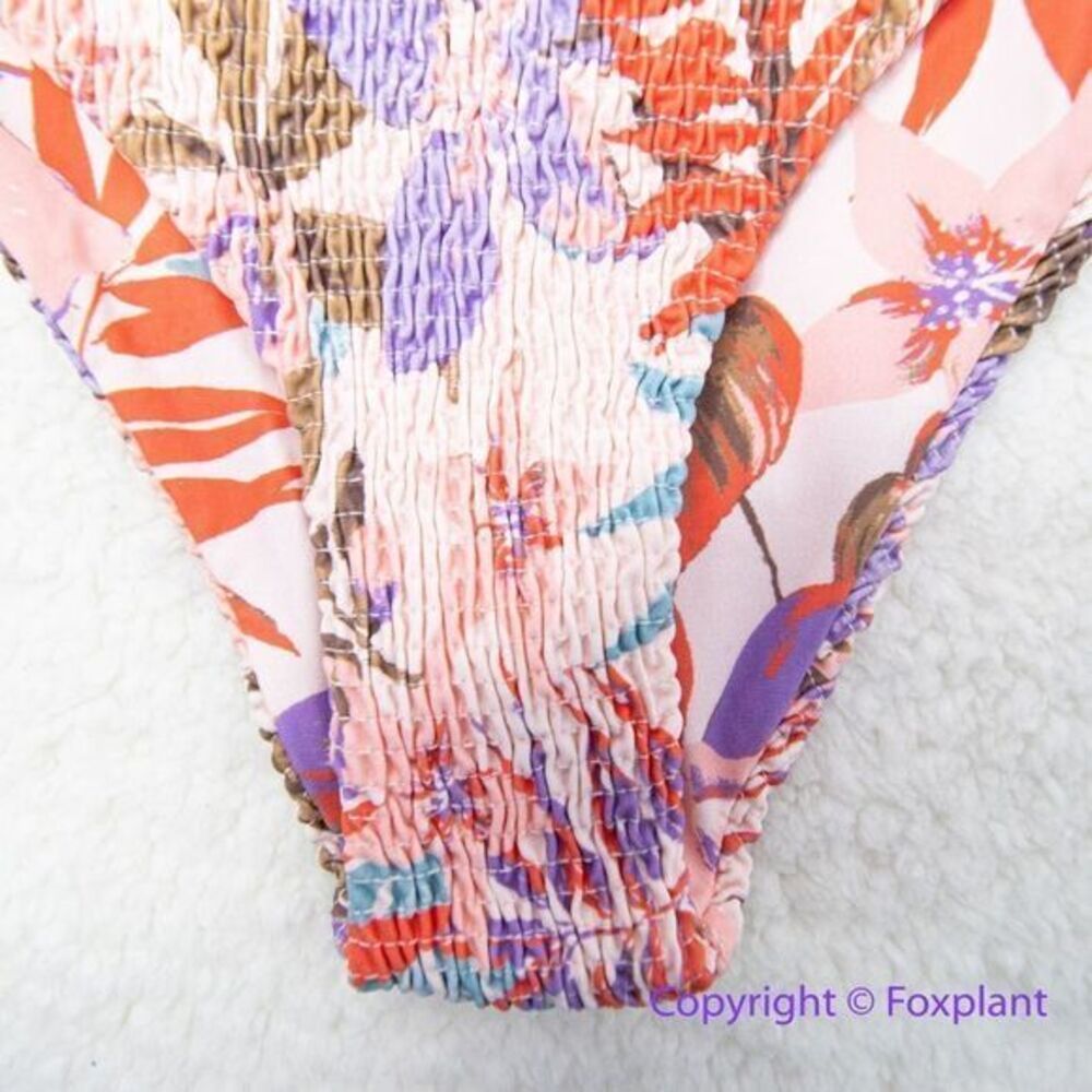 NEW Free People Citrine Dakota  aloha blooms floral bikini bottom, size S‎ - Picture 7 of 12